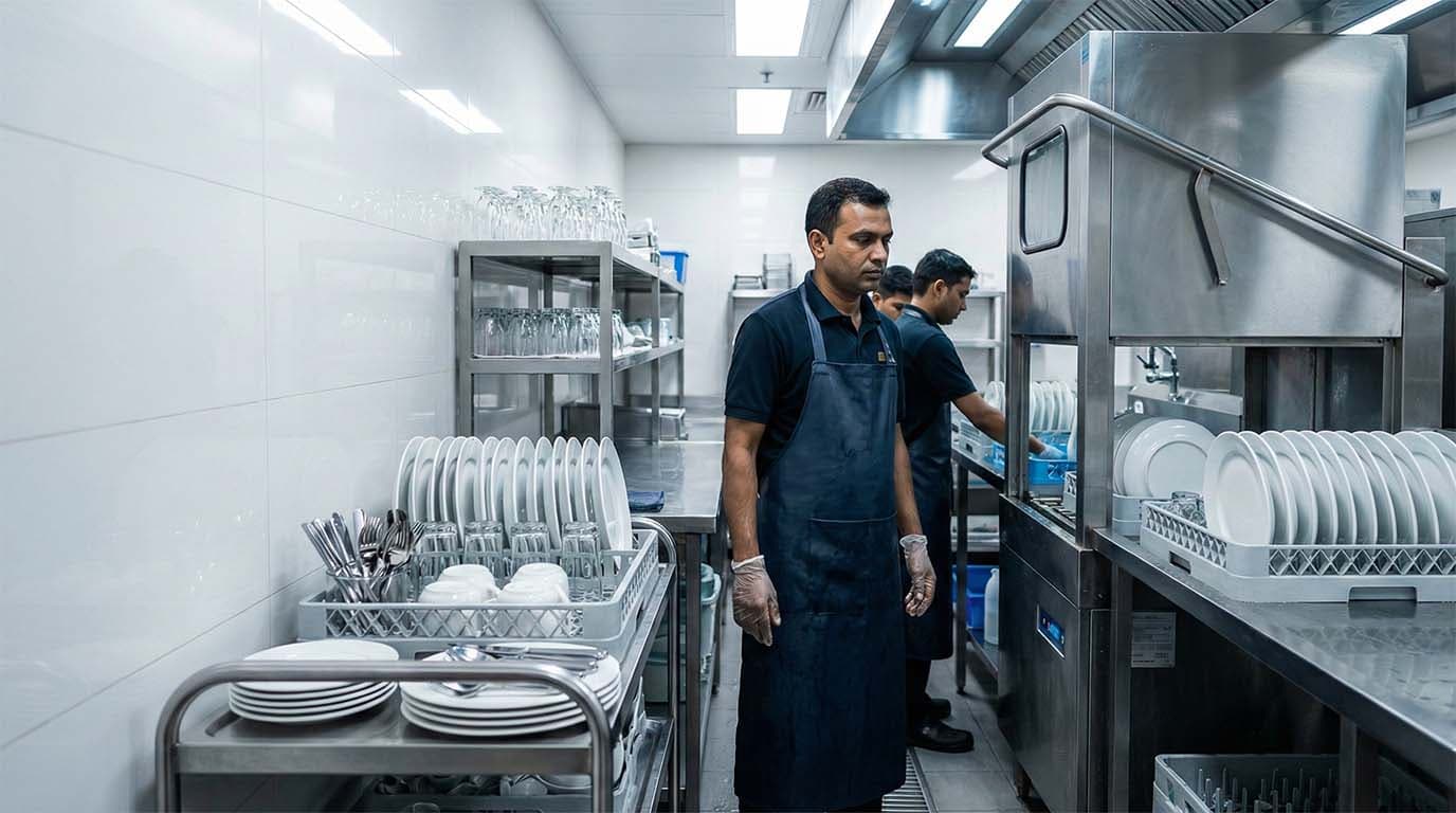The Backbone of Hotel F&B Operations – The Dishwash Area